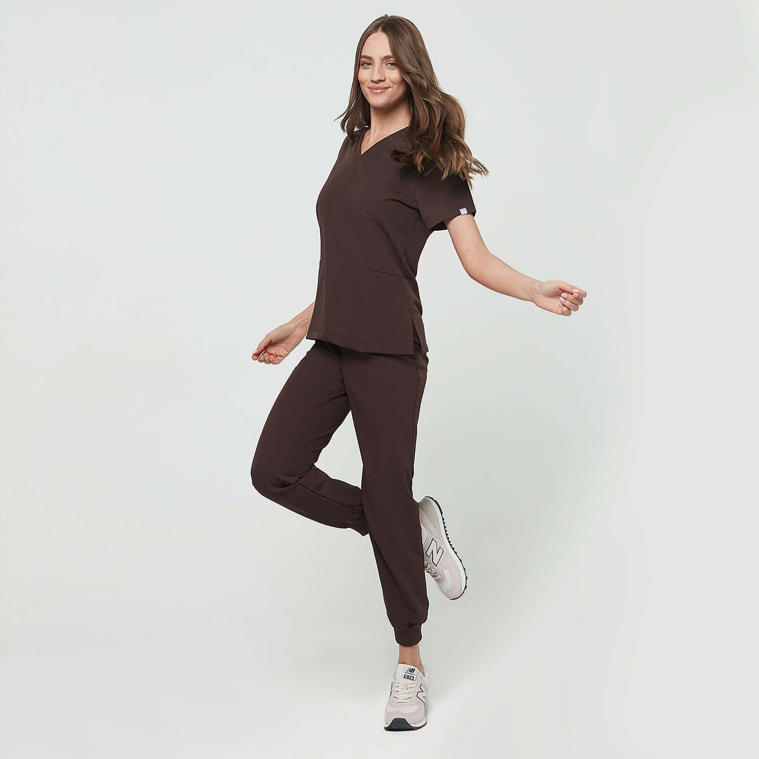 Zdravotnické jogger kalhoty DARK CHOCOLATE - OUTLET