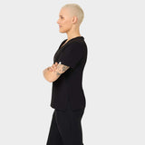 ARIA medical blouse - BLACK