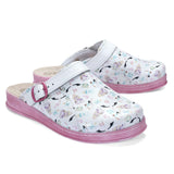 MIDWIFE Medical Leather Clogs