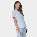 Zdravotní mikina EMILY scrubs - BABY BLUE