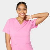 EMILY scrubs medical blouse - CANDY PINK