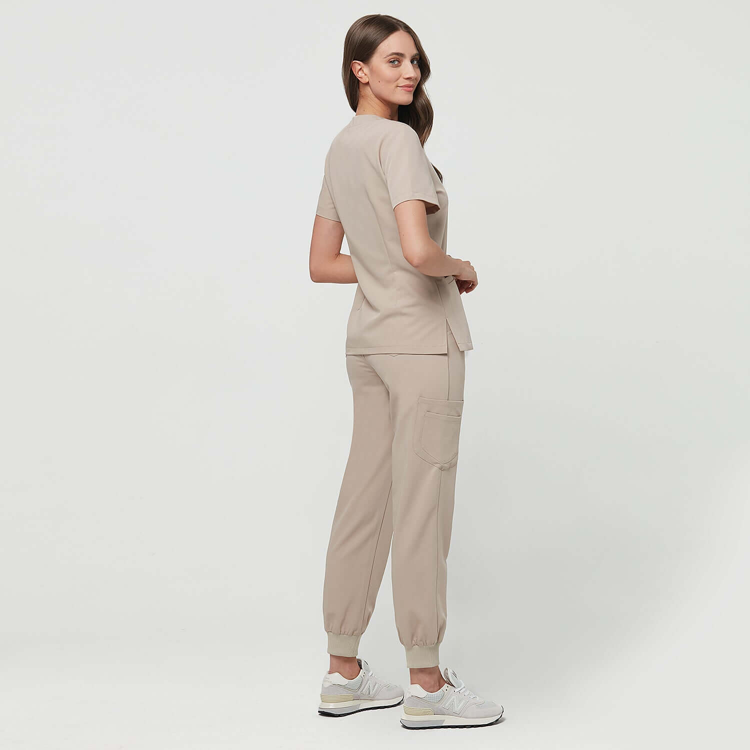 Bluza medyczna EMILY scrubs - LATTE