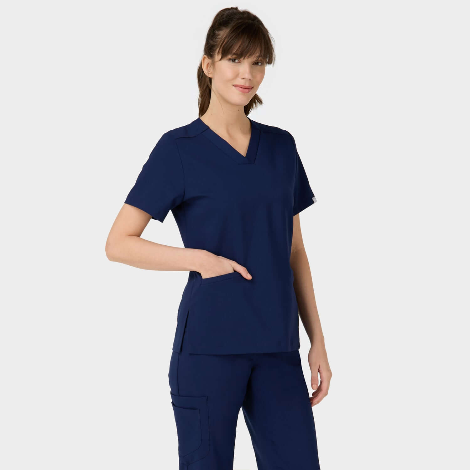 EMILY scrubs medical sweatshirt - NAVY