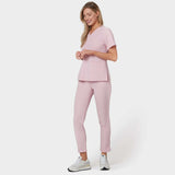 EMILY scrubs medical sweatshirt - PASTEL PINK