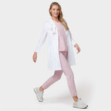 EMILY scrubs medical sweatshirt - PASTEL PINK