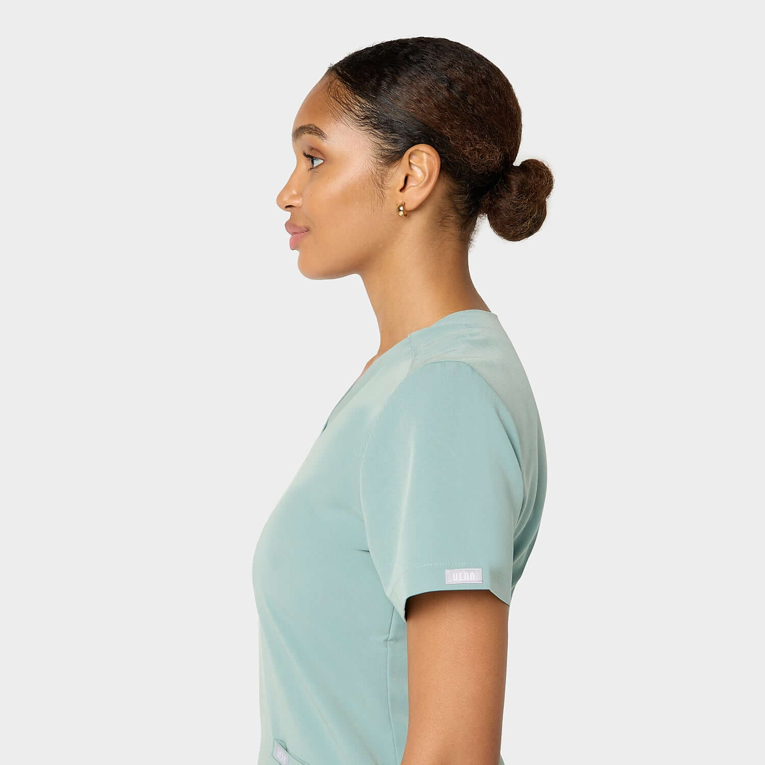 EMILY scrubs medical sweatshirt - SAGE GREEN