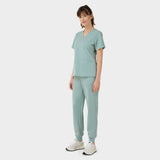 EMILY scrubs medical sweatshirt - SAGE GREEN