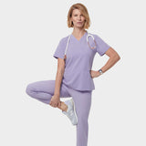 Zdravotnická halenka EMILY scrubs - SOFT LILAC