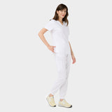Zdravotnícke nohavice jogger - WHITE
