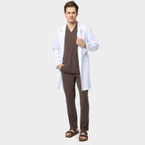 Men's medical coat - WHITE