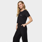 GAJA women's medical blouse - BLACK