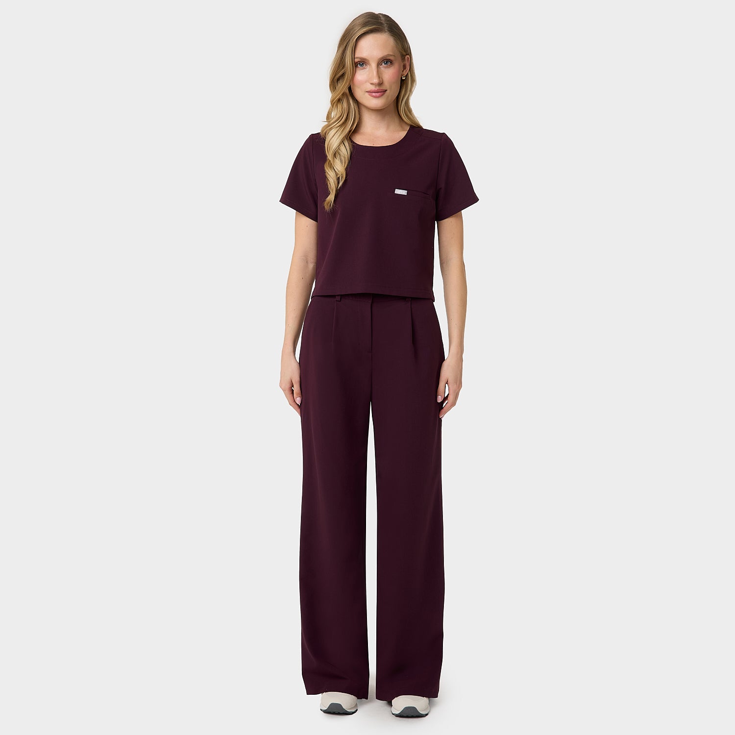 Dámská lékařská halenka GAJA - BURGUNDY
