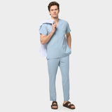 Pánské zdravotnické kalhoty BABY BLUE