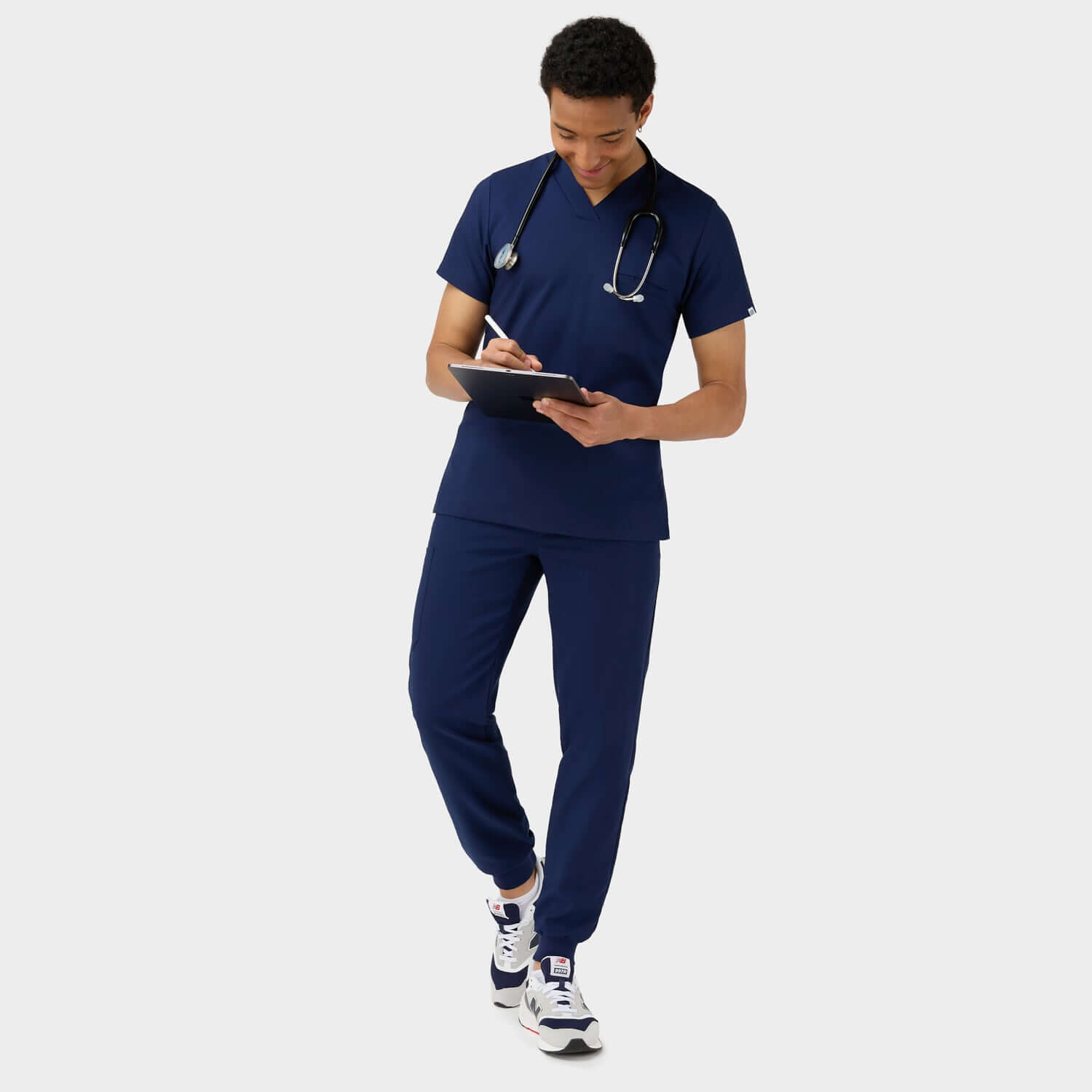 Men's medical sweatshirt LOGAN - NAVY
