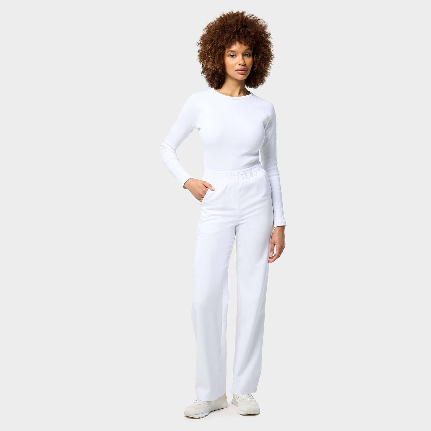 Women's medical longsleeve - WHITE 