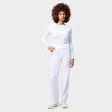 Women's wide medical trousers - WHITE