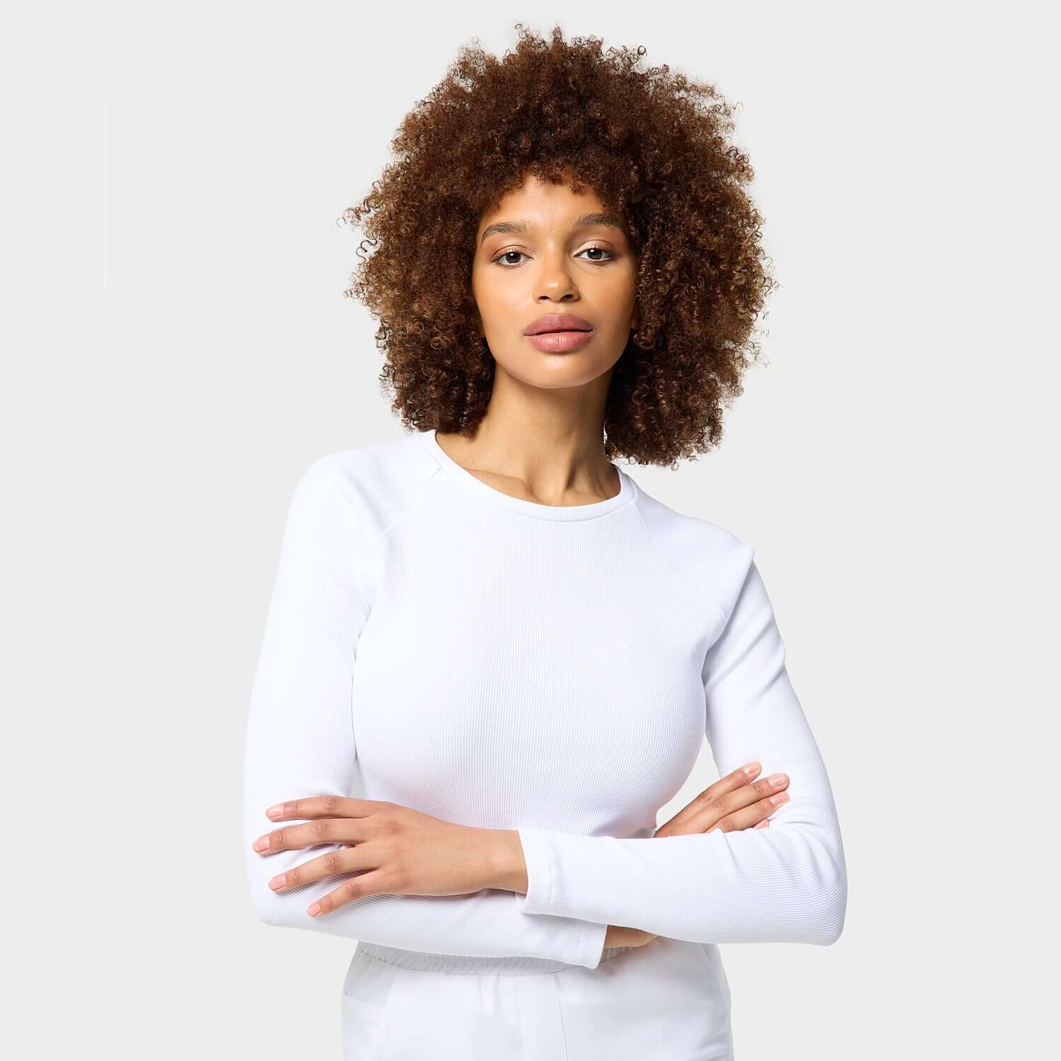 Women's medical longsleeve - WHITE 