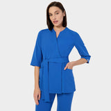 Zdravotnická halenka SOPHIA s rukávy 3/4 - ROYAL BLUE