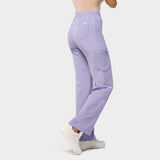 Dámské široké zdravotnické kalhoty - SOFT LILAC
