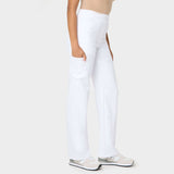 Women's wide medical trousers - WHITE