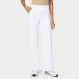 Women's wide medical trousers - WHITE