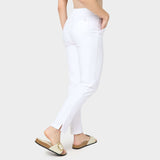 Women's wide medical trousers - WHITE