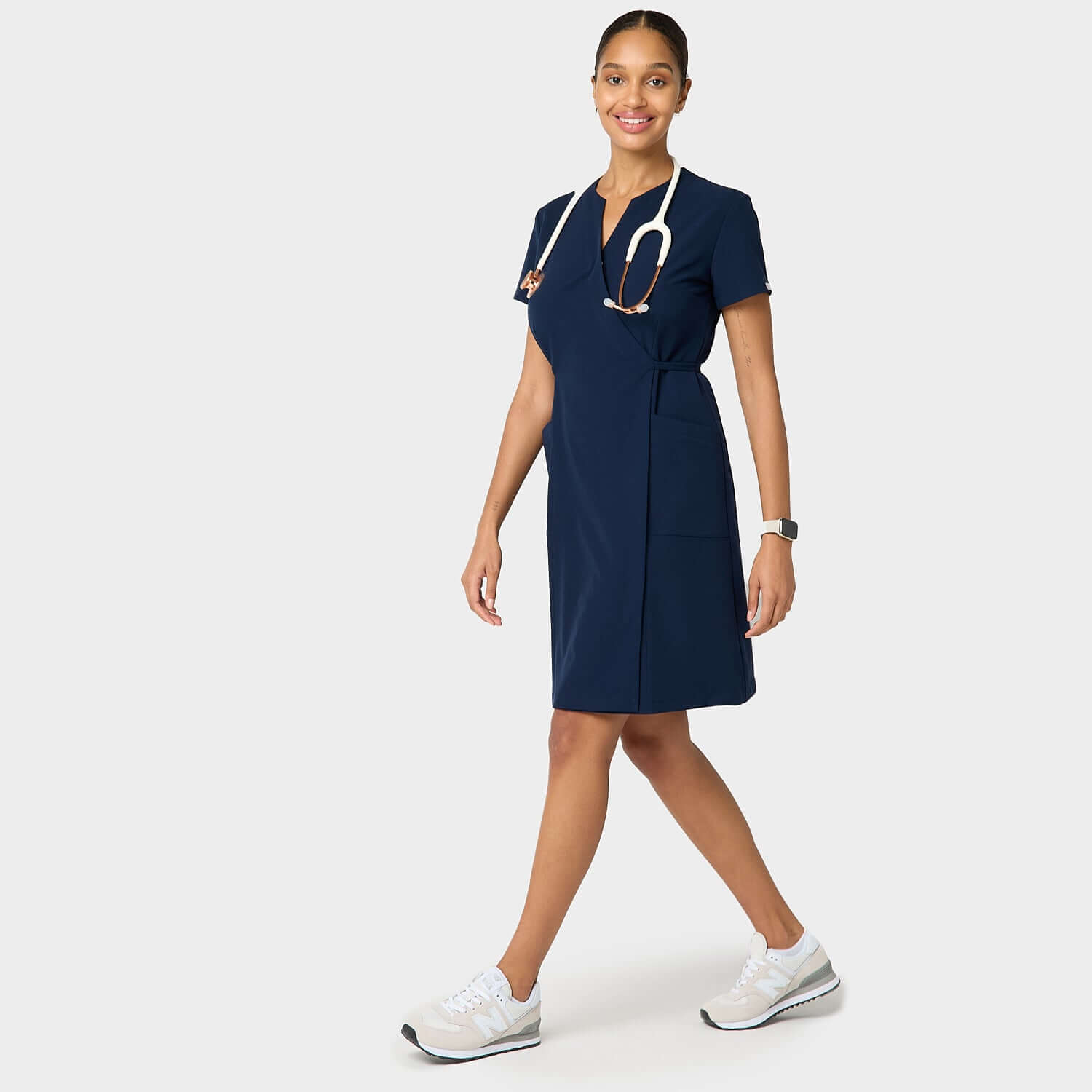 KATE Medical Dress - NAVY