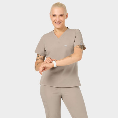 ARIA medical blouse - LATTE